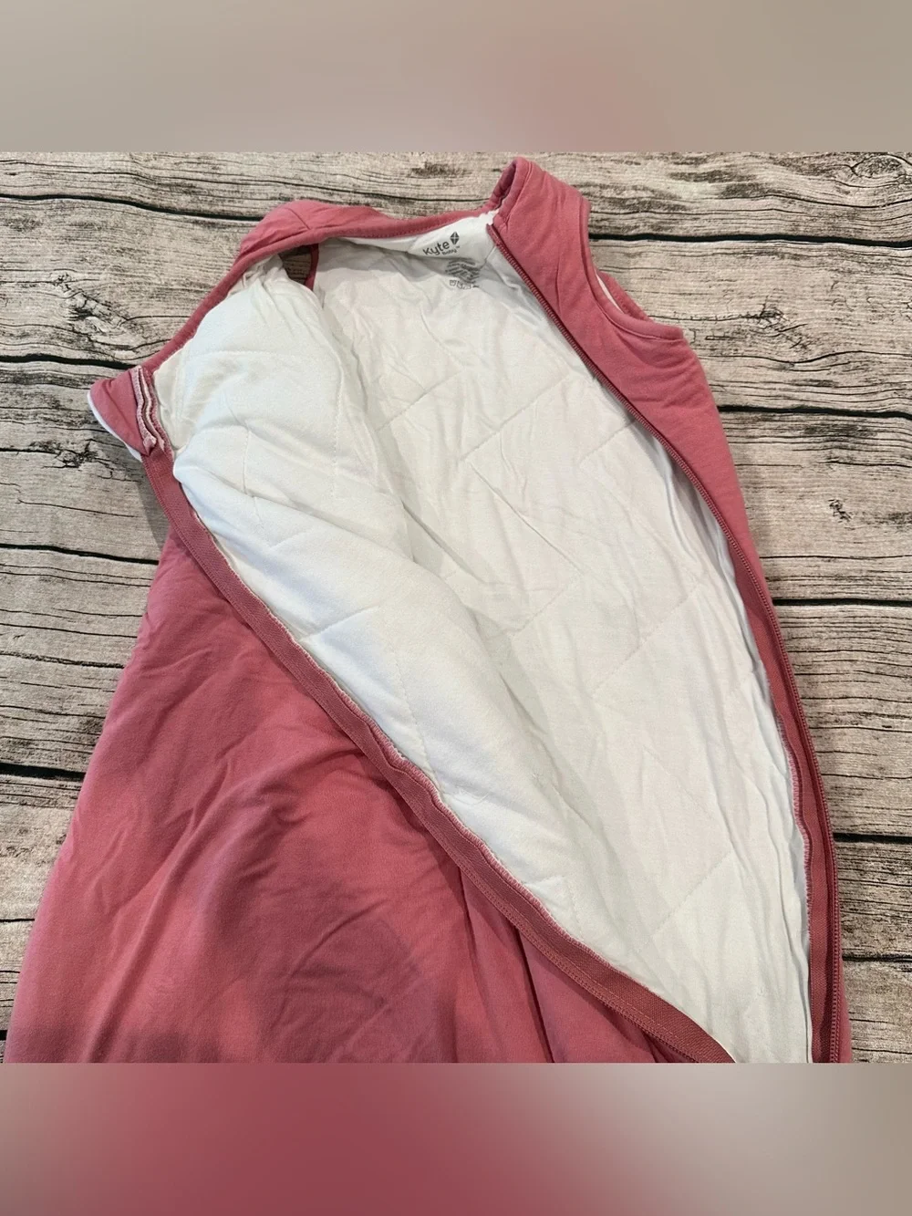 Kyte BABY Coral Pink Bamboo Sleep Sack Size Large 2.5 TOG